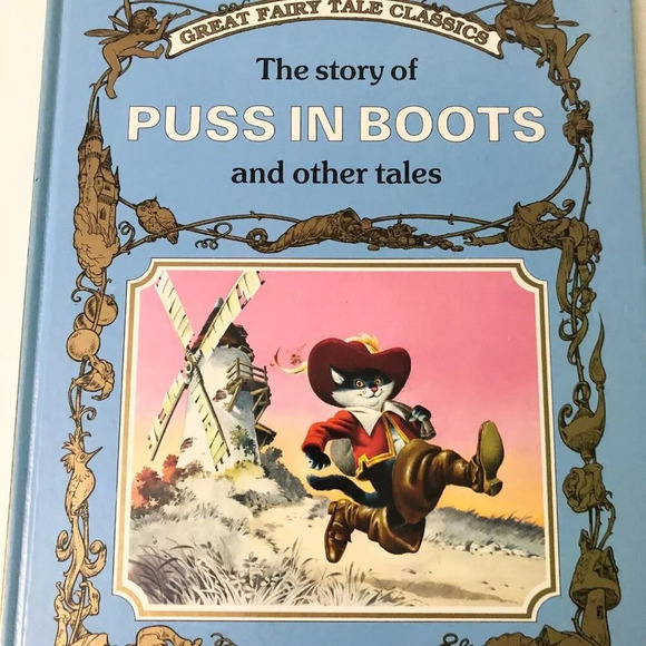 Vtg Great Fairy  Tale Classics The Story of Puss in Boots and Other Tales Book - Picture 2 of 16